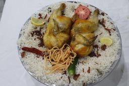 دجاج مندي مع رز بيشاور - نصف