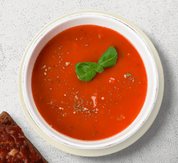 حساء الطماطم والريحان