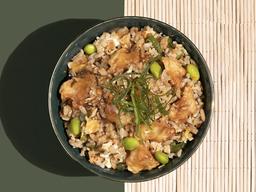أرز مقلي - دجاج