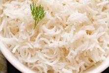 أرز باسوماثي المطهو على البخار