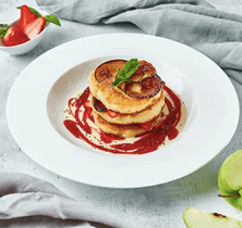 Strawberry & Apple Pancakes