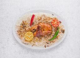 نصف دجاج شواية - أرز بشاور