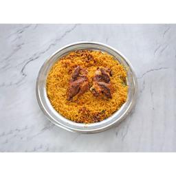 دجاج شواية مع الأرز - نص حبة دجاج
